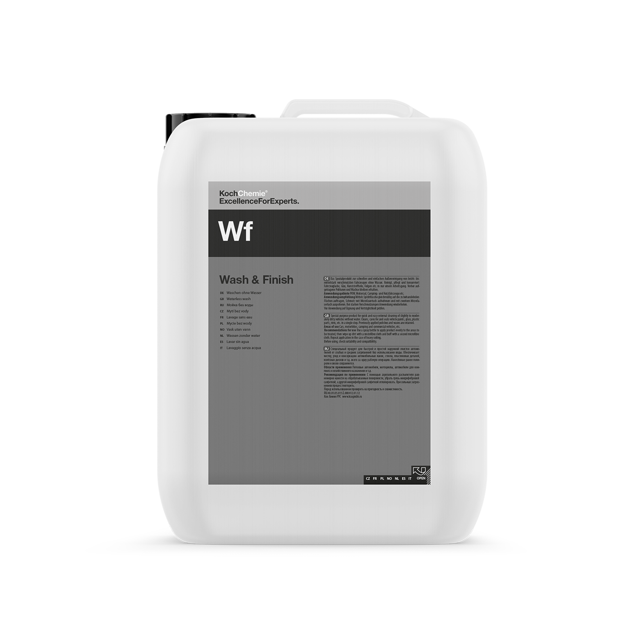 Vattenfri snabbtvätt glans Koch-Chemie Wash & Finish, 20 liter