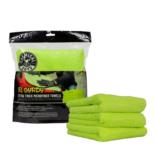 Chemical Guys El Gordo Microfiber Towel 3-Pack