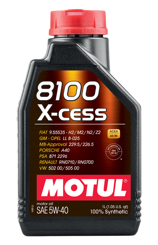 Motul 8100 X-CESS 5W-40, 1 liter