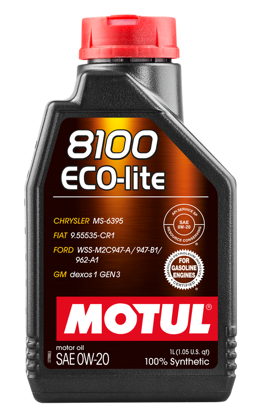 Motul 8100 ECO-LITE 0W-20, 1 liter