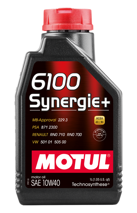 Motul 6100 SYNERGIE+ 10W-40, 1 liter