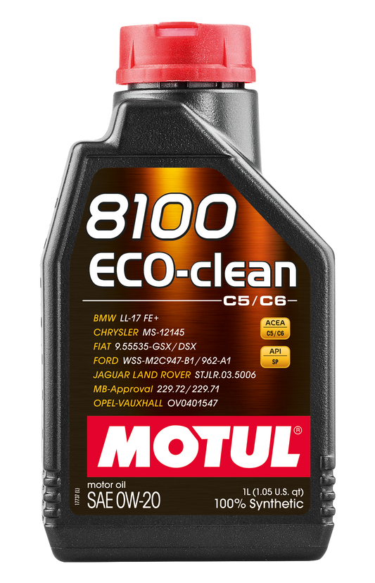 Motul 8100 ECO-CLEAN 0W-20, 1 liter
