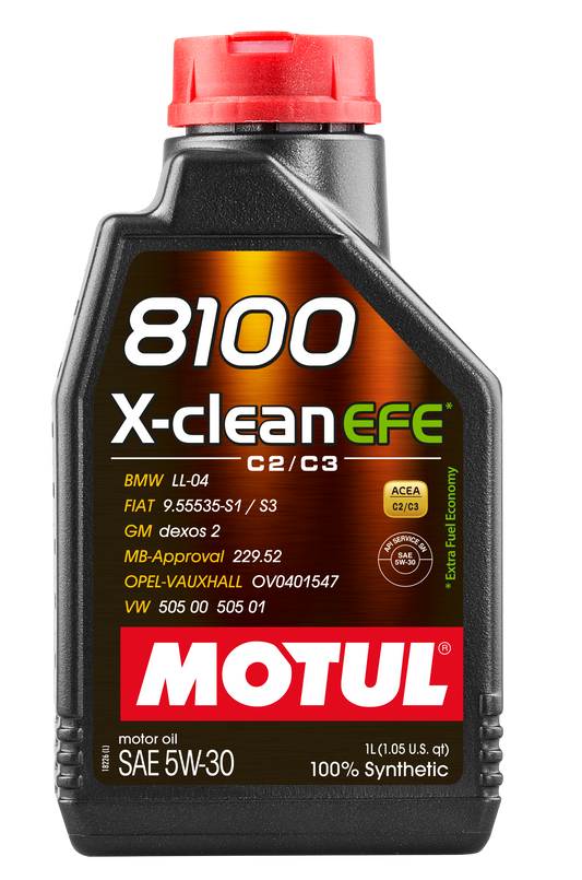 Motul 8100 X-CLEAN EFE 5W-30, 1 liter