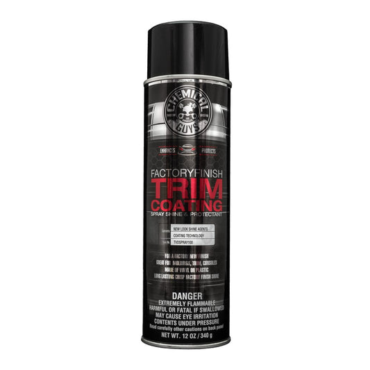 Plast / Gummirengöring Utvändig Chemical Guys Factory Finish Trim Coating Spray Shine, 340g