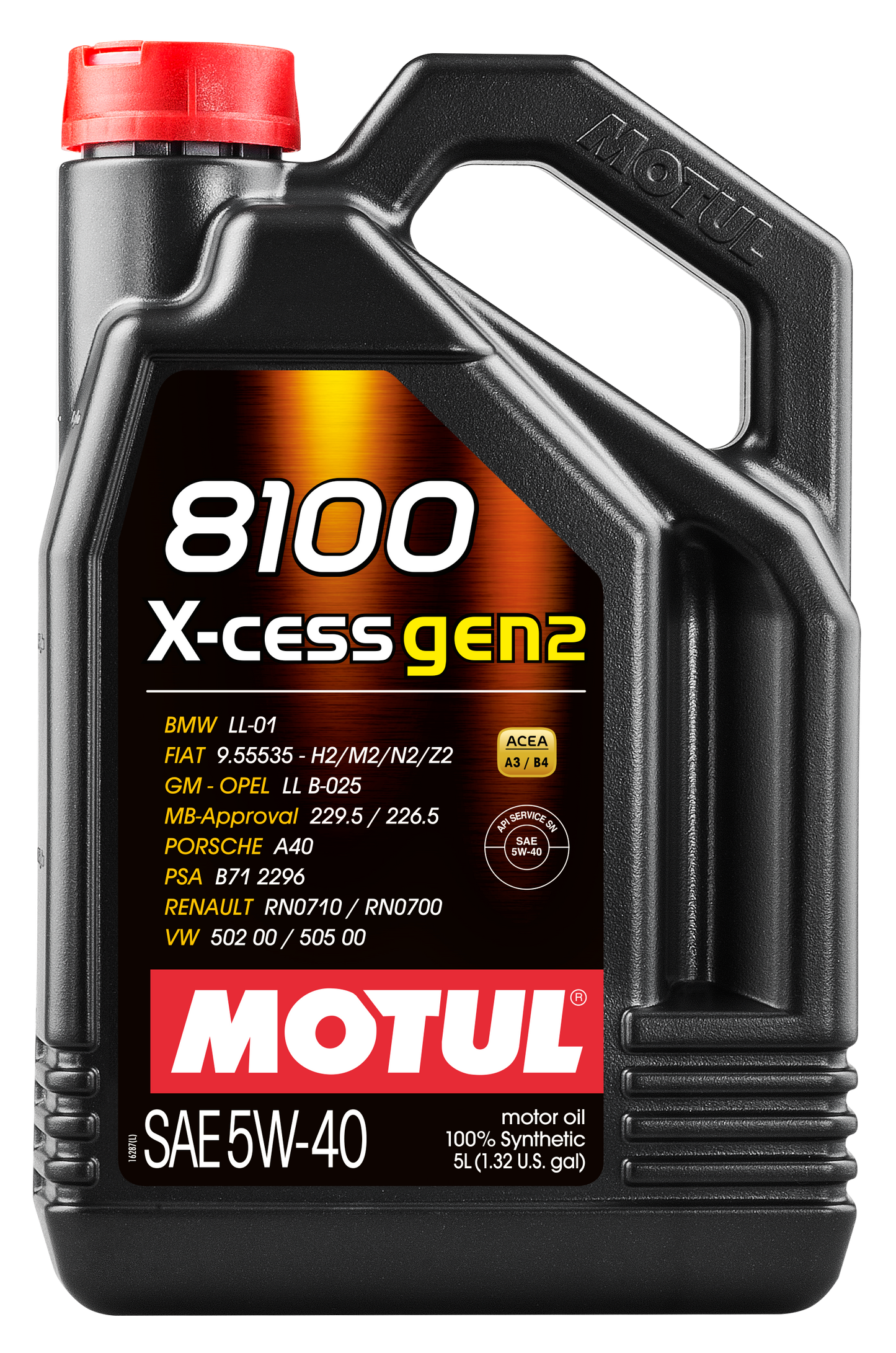 Motul 8100 X-CESS GEN2 5W-40, 5 liter