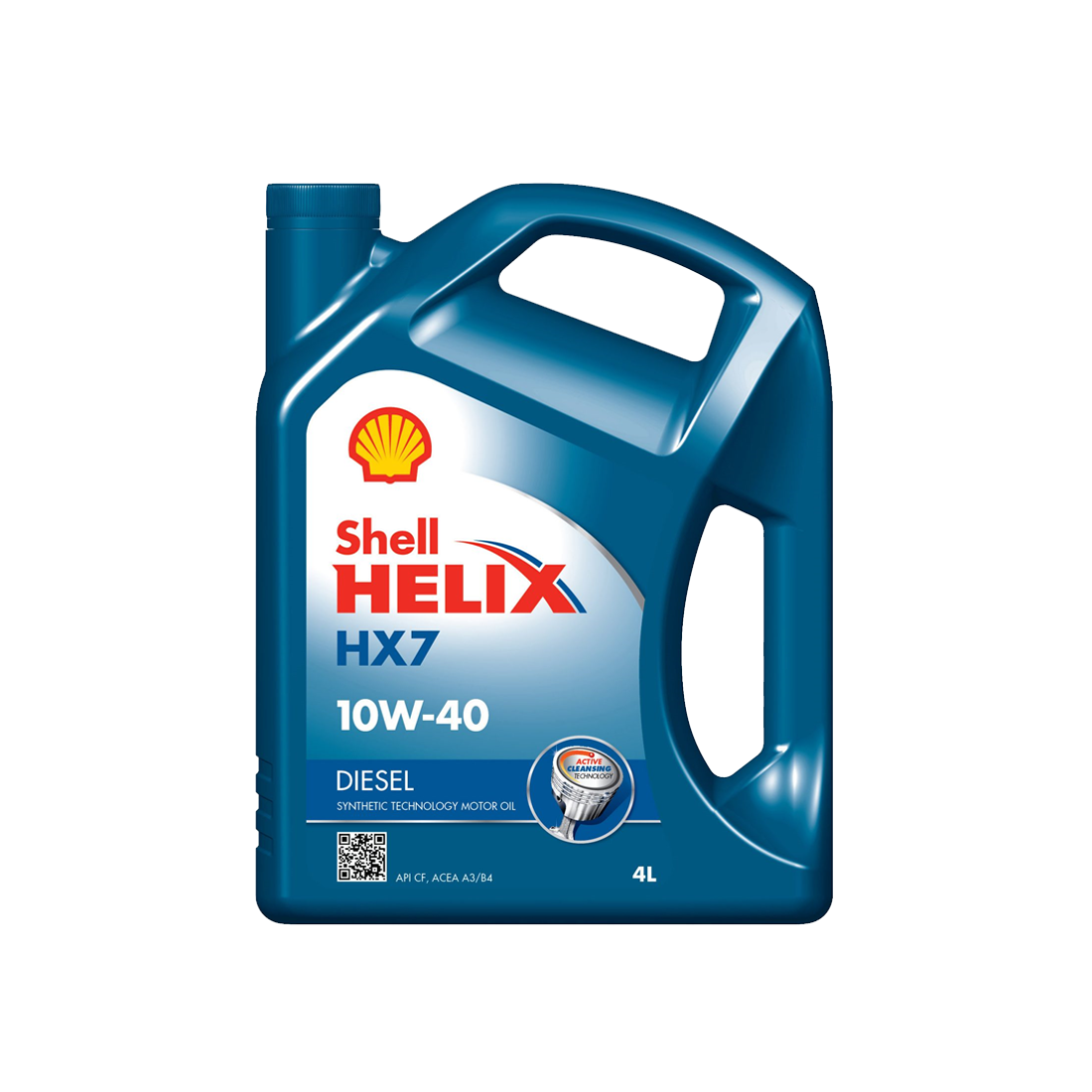 Delsyntetiskolja Shell Helix HX7 10W-40, 4L