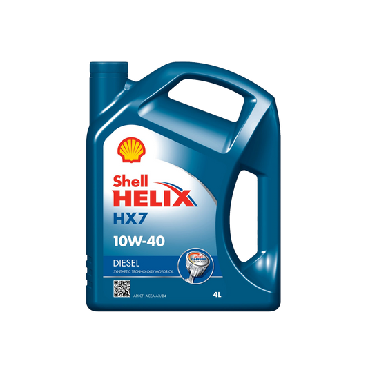 Delsyntetiskolja Shell Helix HX7 10W-40, 4L