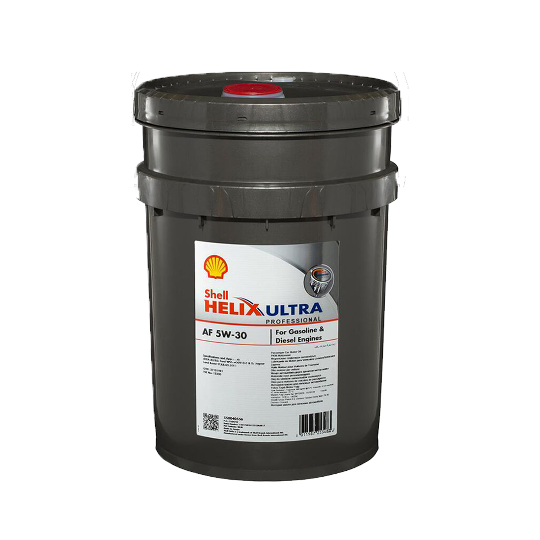 Syntetiskmotorolja Shell Helix Ultra Professional AF 5W-30, 20 liter