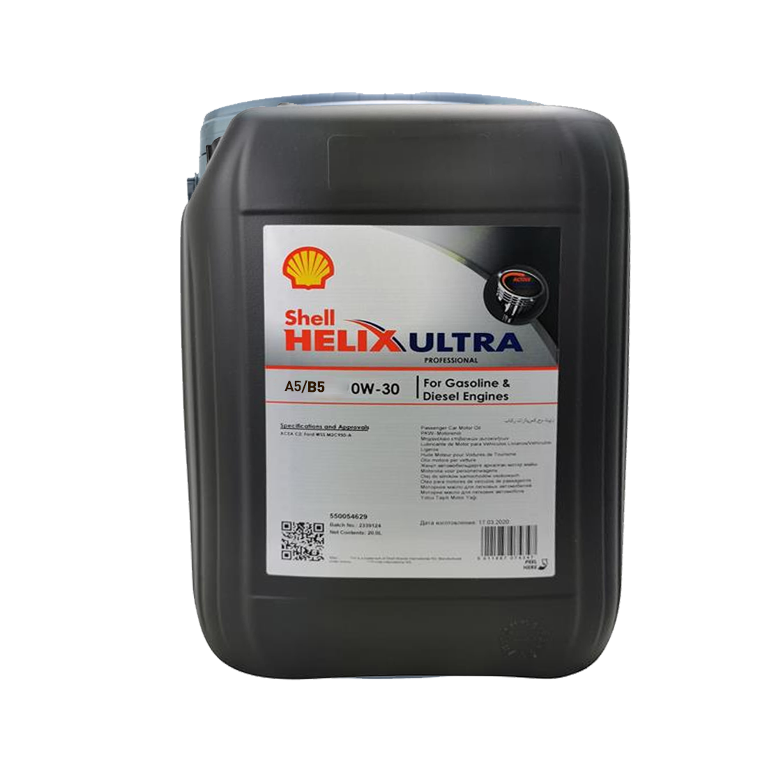 Shell Helix Ultra A5/B5 0W-30, 20L