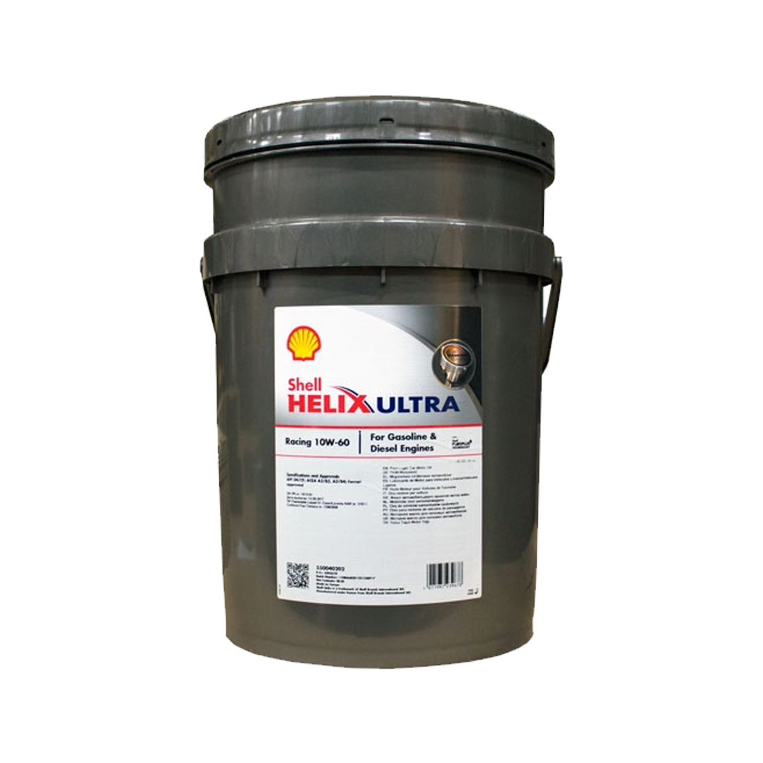 Shell Oil Racing Syntetiskmotorolja Shell Helix Ultra Racing 10W-60, 20L – SGA Trading AB