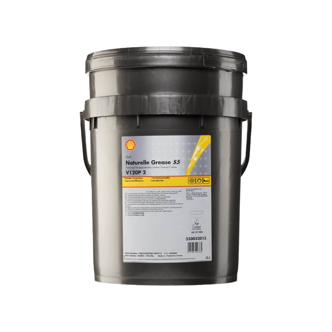 Smörjfett Shell Naturelle Grease S5 V120P 2 18Kg