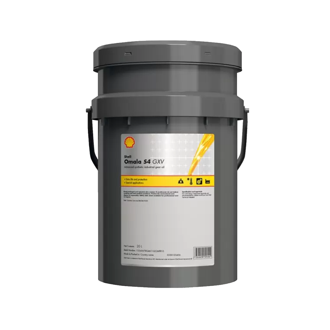 Shell Ep150 Syntetisk Växellådsolja Shell Omala S4 GXV 150, 20L