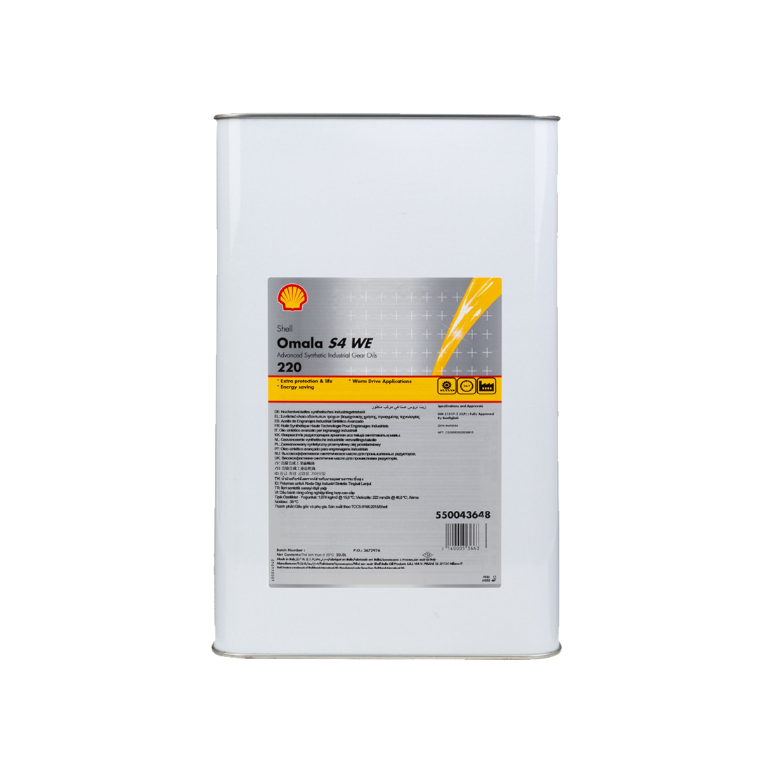 Shell Omala S4 WE 220, 20L