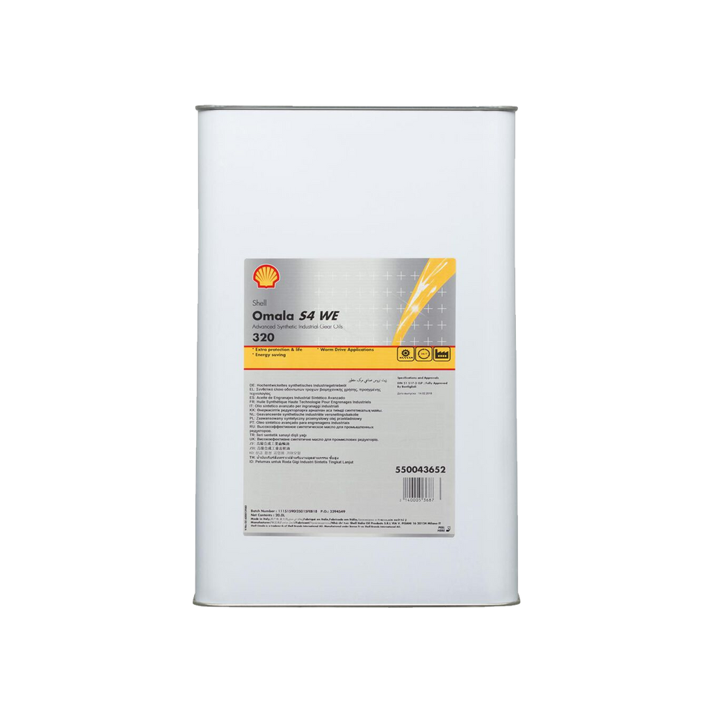 Syntetiskolja Shell Omala S4 WE 320, 20L