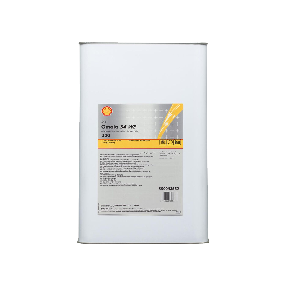 Shell Omala S4 WE 320, 20L