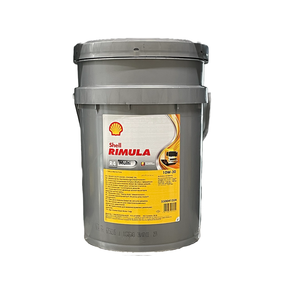 Mineralolja Shell Rimula R4 Multi 10W-30, 20L