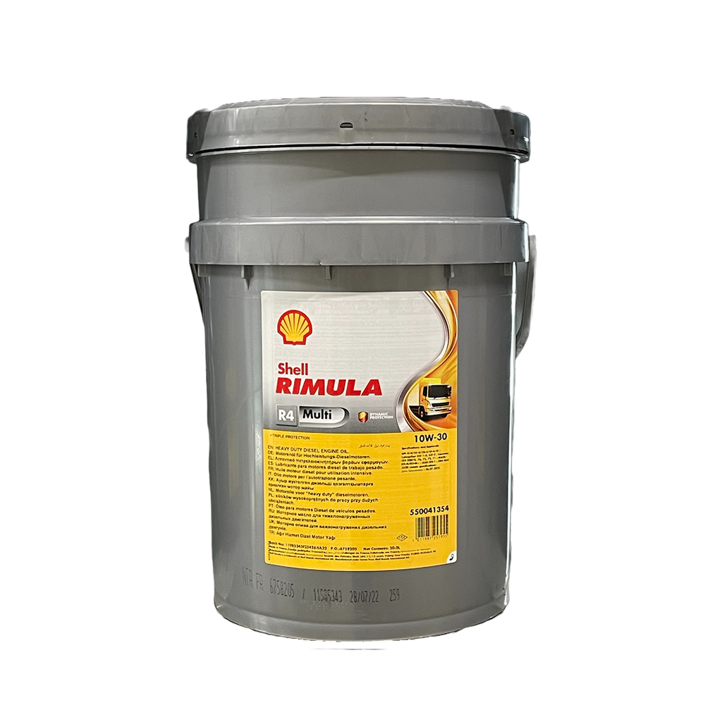 Mineralolja Shell Rimula R4 Multi 10W-30, 20L