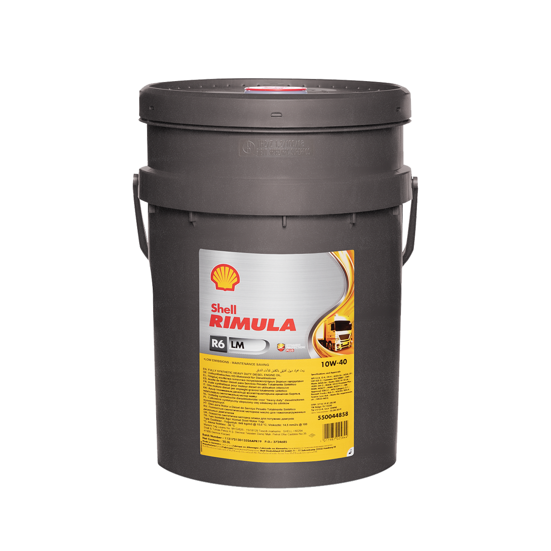 Syntetisk Dieselmotorolja Shell Rimula R6 LM 10W-40, 20L