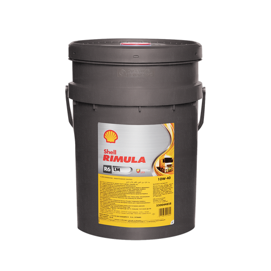 Syntetisk Dieselmotorolja Shell Rimula R6 LM 10W-40, 20L