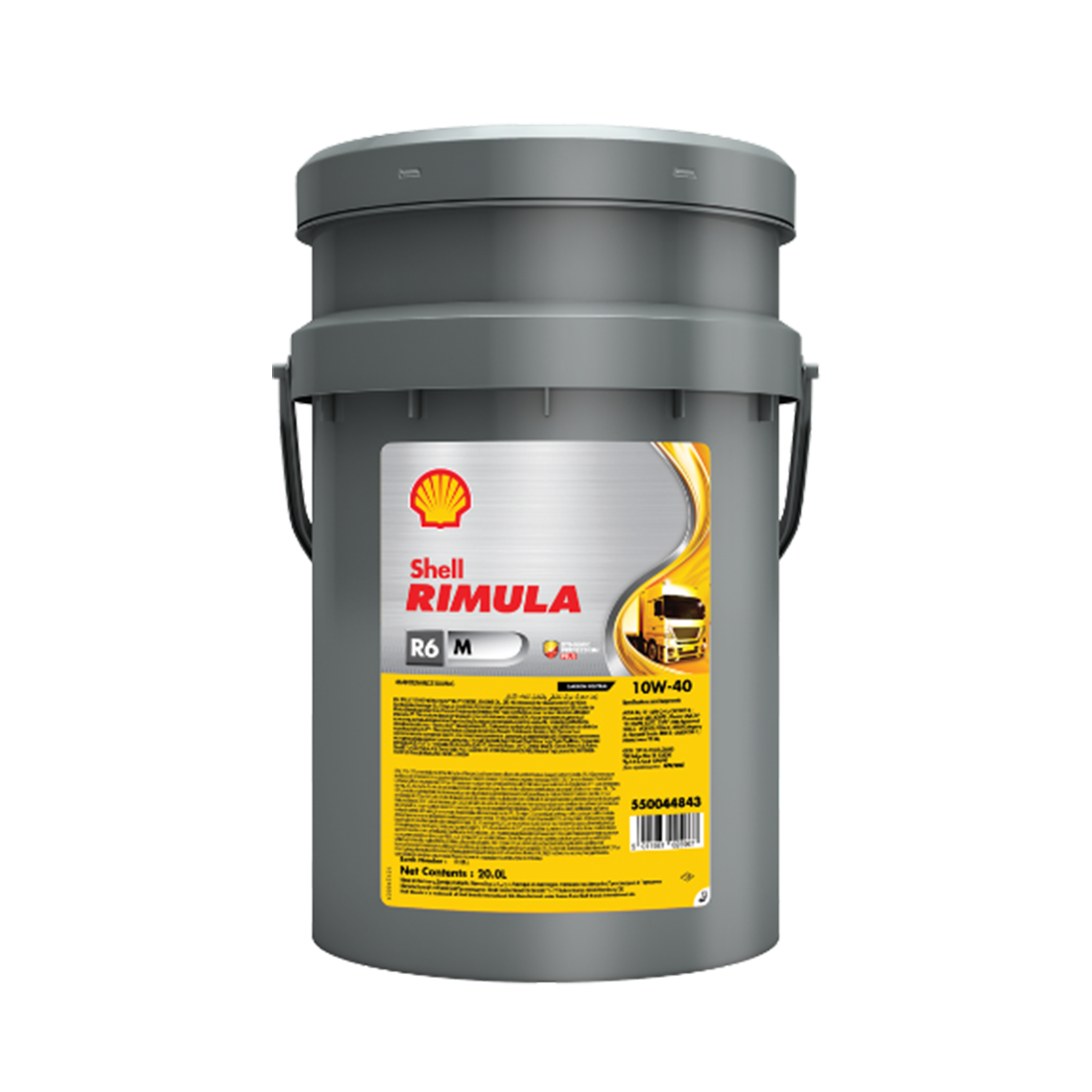 Syntetisk Dieselmotorolja Shell Rimula R6 M 10W-40, 20L